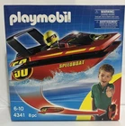 Playmobil 4341 Clip & Go Boad Racer Driver Speedboat Red New Sealed. Price: $12.50.
