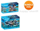 Playmobil Pirate Set 71793 With Shark And 71794 Raft New Boxed. Price: $125.00.