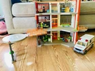 Playmobil / City Life Hospital #6657 Add Ons With Lights Excellent Conditn Used. Price: $225.00.