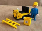 Playmobil Luggage Cart Yellow Handler 4202 Part Passenger Train Station For Used. Price: $24.50.