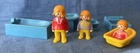 Playmobil 1-2-3 Set 6614 Bathroom Sink,tub,toilet,shower BASE,3 Klicky Used. Price: $29.99.