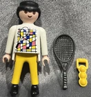 Retired Vintage Playmobil 3708 Miami Luxury Sports Car Tennis Player Racket Used. Price: $19.99.