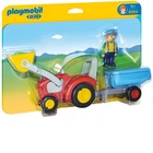 Playmobil 1.2.3 Tractor With Trailer 6964 New. Price: $21.75.