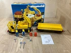 Vintage Playmobil 4053 Construction Train Gauge With Original Box Works Great Used. Price: $472.49.