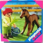 Playmobil Child With Foal Set 4647 New Nib Sealed Retired. Price: $9.09.