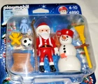 Playmobil 4890 Christmas Santa Claus With Snowman Rare New But Unglued. Price: $37.00.