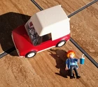 Playmobil Food Delivery Van With Figure 9860 Used. Price: $20.00.