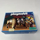 Playmobil Wolf Clan Hunters Set 3874 Western Indians Bison Buffalo New. Price: $89.99.
