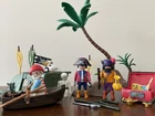 Playmobil Pirates Skeleton Shipwreck Incomplete With Blackbeard Used. Price: $28.00.