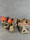 Vintage Playmobil Castle Lot Parts Tower Walls Doors Knights Weapons Horses Used. Price: $74.99.