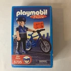 Playmobil 5735 Policeman With Bike Vintage 2003 New Sealed. Price: $19.00.