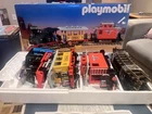 Vintage Playmobil 3958 Western Train Set. Tested. Working. With Box Used. Price: $575.00.