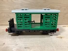 Vintage 1985 Playmobil 4101 Green Cattle Car Scale Incomplete Good Condition Used. Price: $119.99.