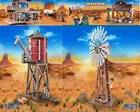 Playmobil 1021 +1022 Western Water Tank Train Scenery Tower New Bag. Price: $100.00.