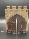 Playmobil - Medieval Castle Gate Brown "wood" Entrance Double Doors Used. Price: $8.99.
