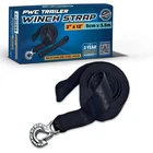 Wavesrx Jet Ski Trailer Winch Strap With Stainless Steel 2"X12', Black New. Price: $54.68.
