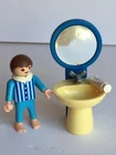 Playmobil Special Set 4661 Boy Figure Pajamas With Bathroom Sink Toothpaste Lot Used. Price: $9.99.