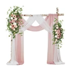 Artificial Wedding Arch Flowers Kit(pack Of 4), 2 Pcs Floral Arrangement With... New. Price: $151.29.