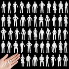 Namalu 50 Pcs 1:75 0.98 Inch White Unpainted Mini Scale, New. Price: $11.46.