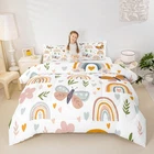 Homewish Boho Rainbow Comforter Set Twin Size Cute Butterfly Bedding 2PCS... New. Price: $61.57.