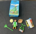 Vintage 1992 Playmobil Gardner With Lawnmower 3752 Original Box Used. Price: $12.99.