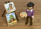 Vintage Playmobil # 5404 Painter W Accessories Near Complete Easel Paintings Used. Price: $14.89.