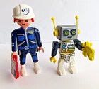 Playmobil Mars Mission Space Station Rocket Astronaut & Robot Ray Gun Parts Lot Used. Price: $8.99.