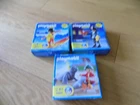 Playmobil 4660 Boy With Baby Seal 4637 Surfer 4621 Firefighter New. Price: $39.99.