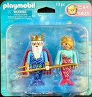 Playmobil 5823 Mermaid King & Queen With Trident 2007 New Package. Price: $15.00.