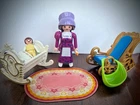 Rare Vintage Playmobil #4254 Victorian Doll House Nursery Maid Nanny Baby Used. Price: $29.00.