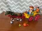 Playmobil Country Horse Drawn Wagon 6932 Adult & Kid Figures Farm Used. Price: $14.99.