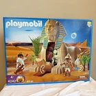 New 2009 Playmobil 4242 Sphinx And Mummy Set 49 Pc Sealed Box. Price: $280.00.