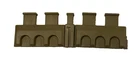 Playmobil 3666 Kings Castle Parts Battlements 2PCS Wall Toppers W/connector Used. Price: $6.50.