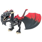 Playmobil 5838 Giant Black/red Dragon With Wings And Knights' Castle Used. Price: $32.80.