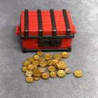 Playmobil Red Treasure Chest & Gold Coins Used. Price: $7.99.
