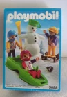 Near Complete Playmobil 3688 - Family Kids Sledding With Snowman Used. Price: $22.00.