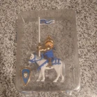 Playmobil 4430 Golden White Blue Knight On Horse 30TH Anniversary Castle Set Used. Price: $40.00.