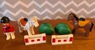 Vintage 1991 Playmobil 123 #6550 Equestrian Horse Back Riding Set Used. Price: $7.97.
