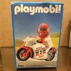 Playmobil 3303 Racing Motorcycle L22 Nib Sealed A126 New. Price: $52.50.