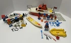 Lot Of Playmobil Boat, Speedboat Themed Sets 3498, 3574, 3198 Incomplete Used. Price: $70.00.