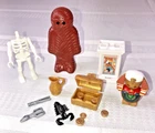 Playmobil Lot History Ancient Egyptians Parts Treasure Mummy Bust Skeleton Toys Used. Price: $18.99.
