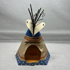 Vintage 1989 Playmobil Geobra Native American Indian Camp Teepee Replacement #1 Used. Price: $31.45.