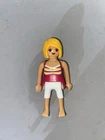 Playmobil Figure #9233 - Glass Bottom Boat Woman Mom 230208 Blonde Caucasian Used. Price: $8.36.