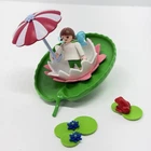 Playmobil 4198 Water Lily Set Fairy Girl Figure Pad Garden Fairies Used. Price: $25.00.