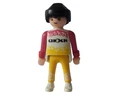Playmobil Bicyclist ,from The Sets 9974. Used. Price: $5.94.