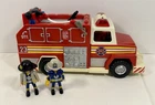 Playmobil #5843 Truck Working Lights Playset + Firefighter Figures Vintage Used. Price: $25.99.