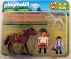 New Playmobil Large Blister Pack Horse Pony Rider 5935. Price: $16.99.