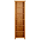 Narrow Bookcase Solid Oak Wooden Shelf Organizer Multi Sizes Vidaxl New. Price: $150.99.