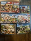 Lot Of Boxes Playmobil 70336-70049-70134-70048-6928-6929 Occasion. Price: $104.43.