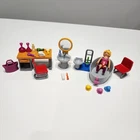 Playmobil Bathroom Tub Sink Dresser Washroom Toilet Replacement Parts Lot Used. Price: $16.48.